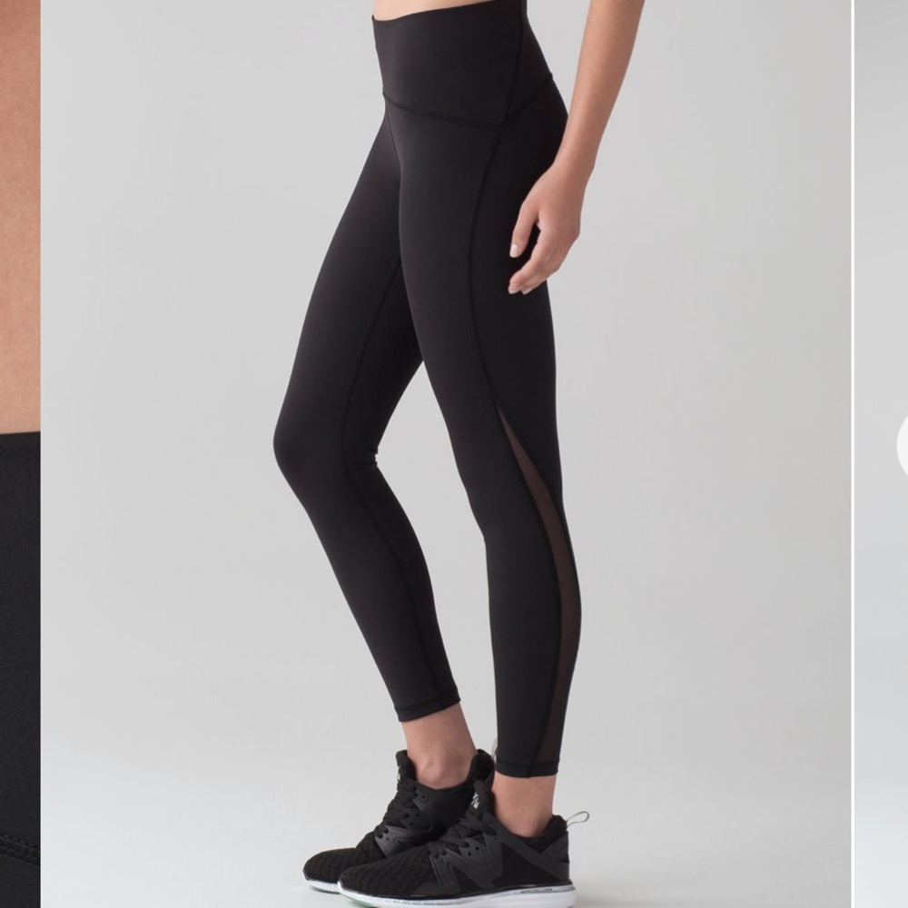 Lululemon train times 7/8 black